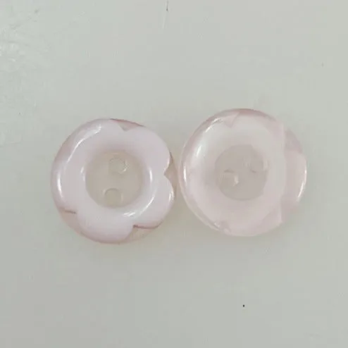 12mm 6 Colors Cartoon Resin Plum Buttons 120 Pack