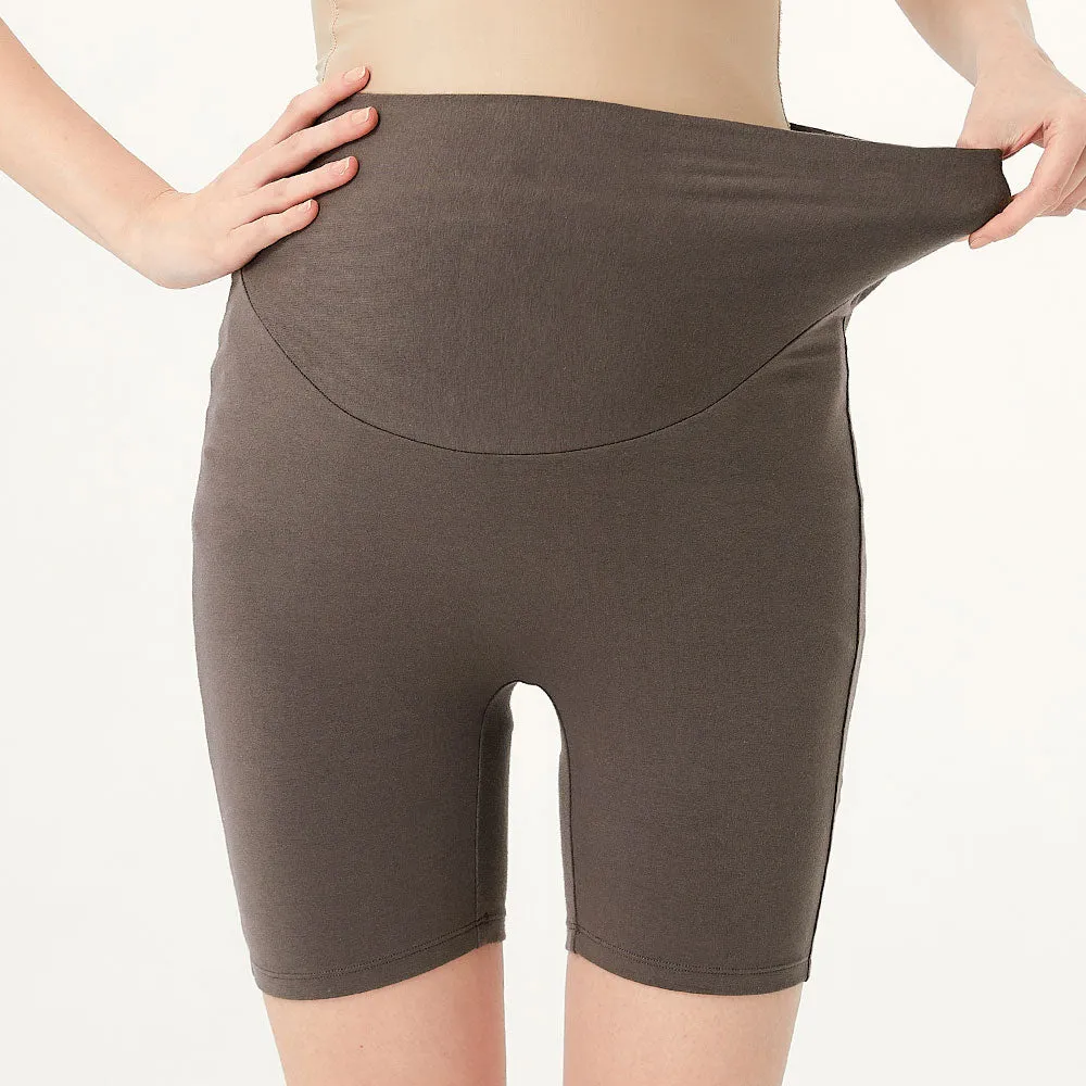 231302K1 Ultra-Stretch Maternity Biker Shorts