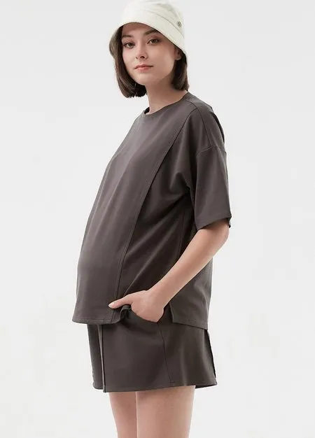 241503Z3 Comfort Stretch Maternity Shorts