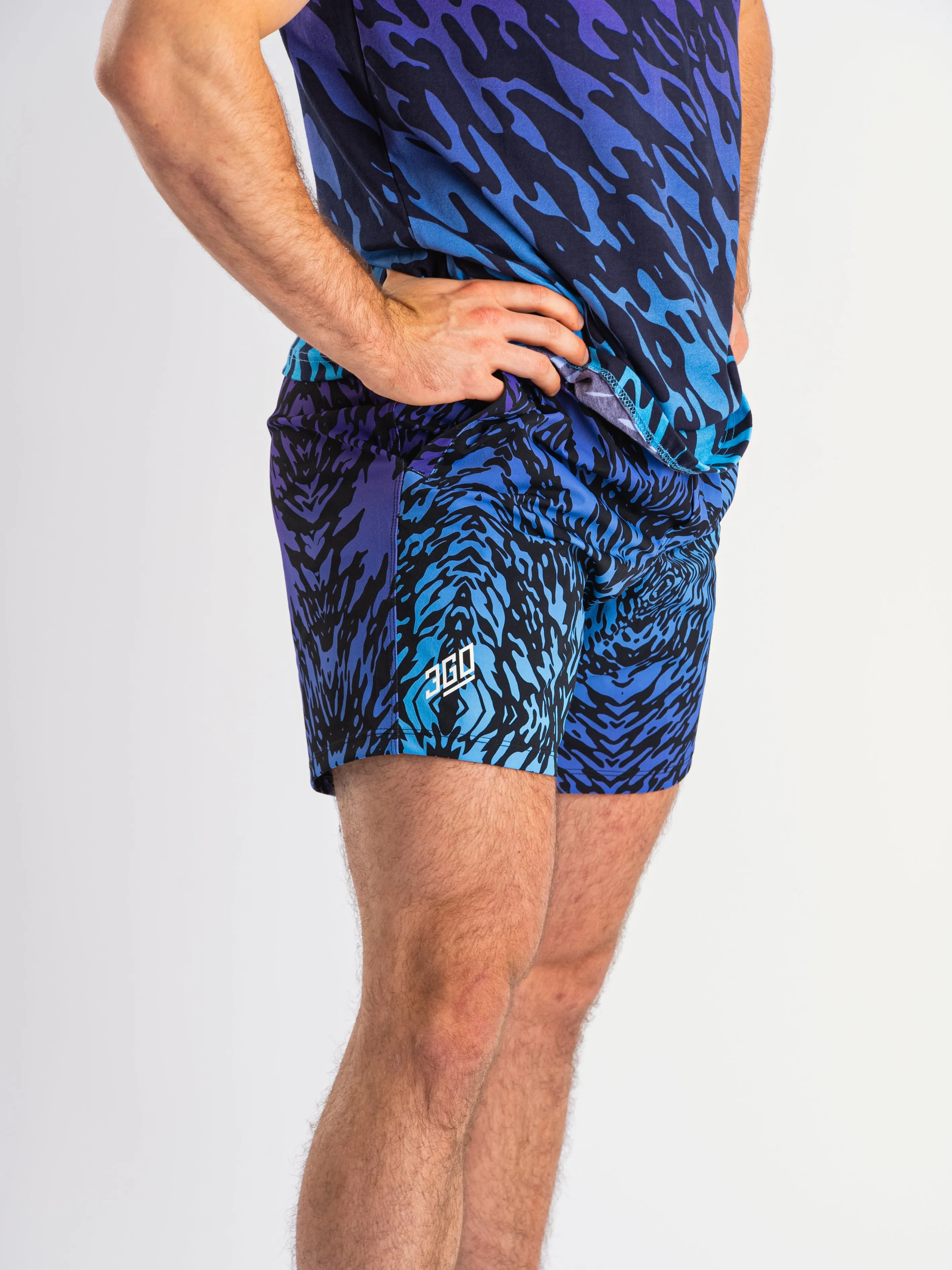 360Go 1Z Shorts - Violet Tiger