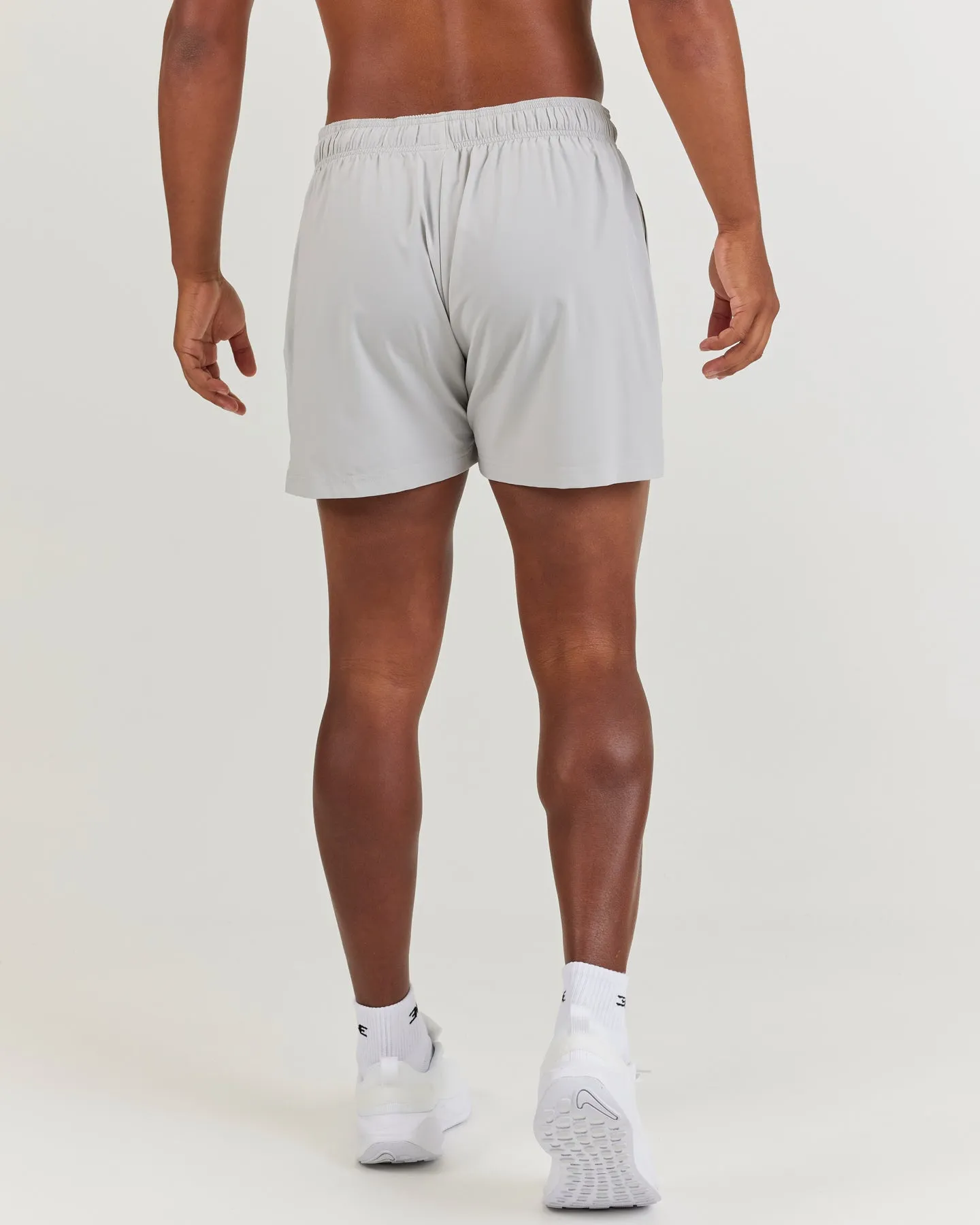 4" Elite Aero Shorts - Light Grey