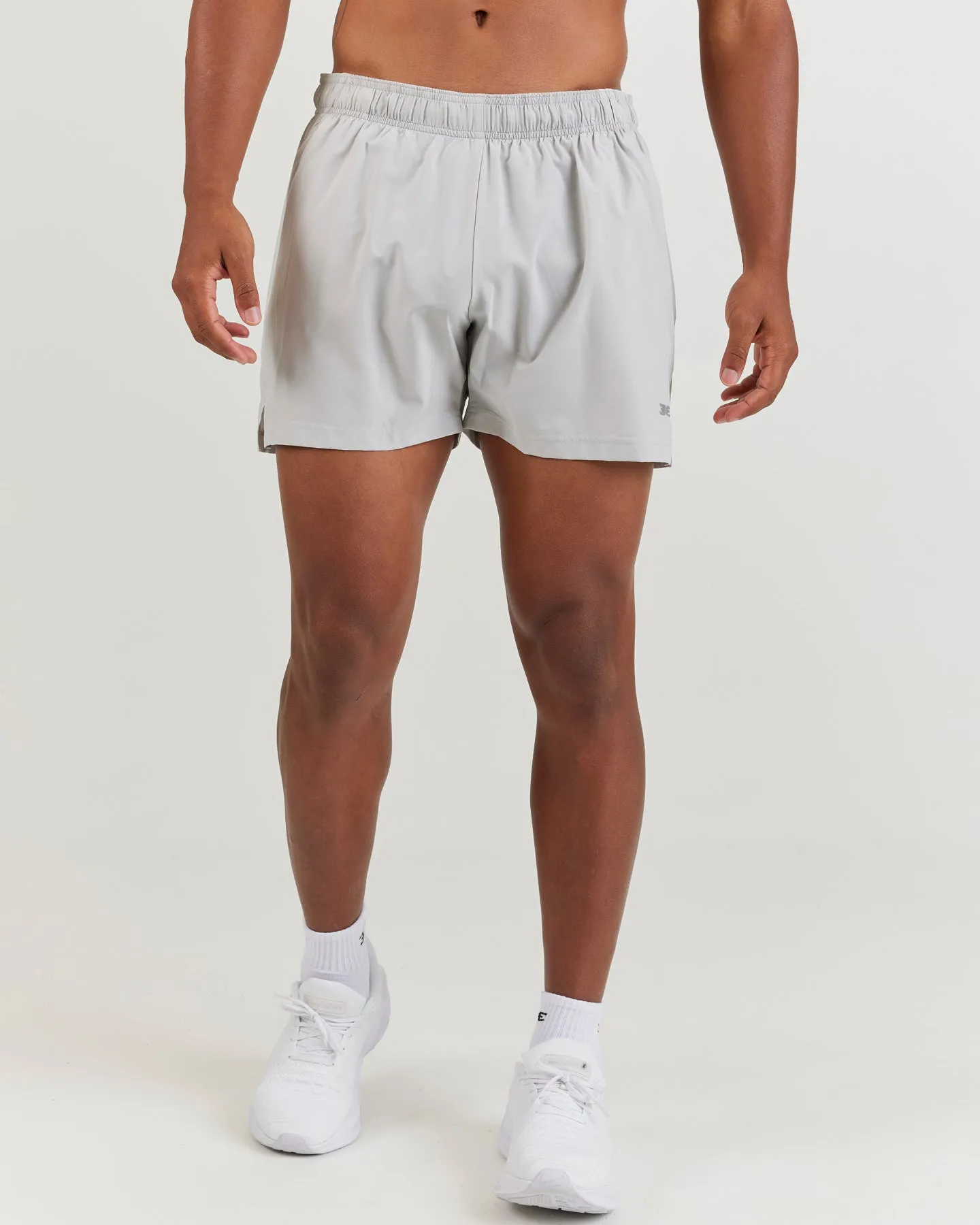 4" Elite Aero Shorts - Light Grey