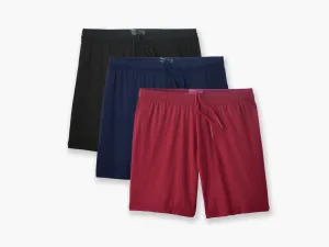 6" Pocket Lounge Shorts ~ Variety 3 Pack