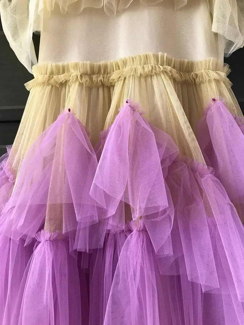 [6y] Spoiled me 'You will be always mine' Tulle Dress (no bow)