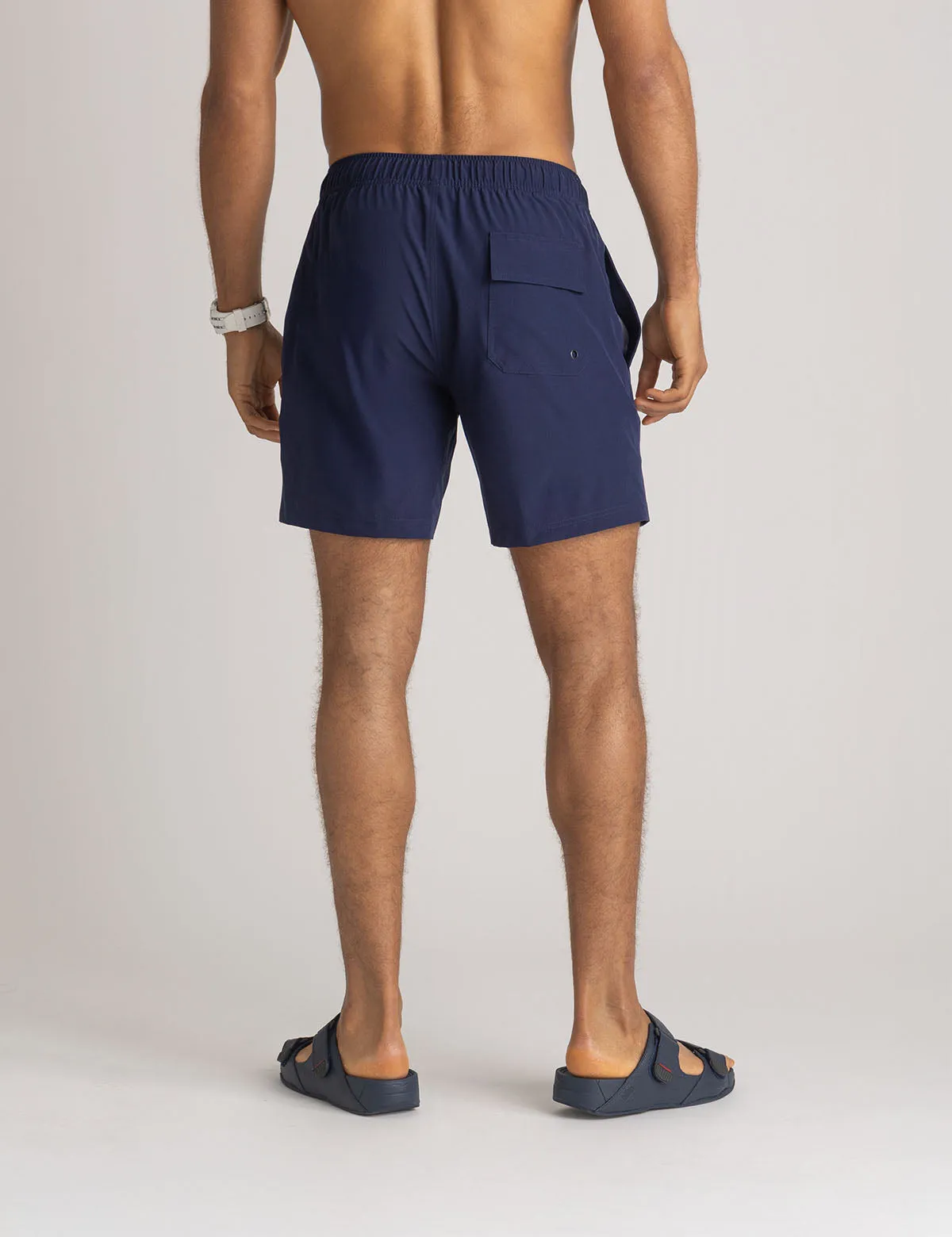 7" STRETCH COMPRESSION SWIM SHORTS
