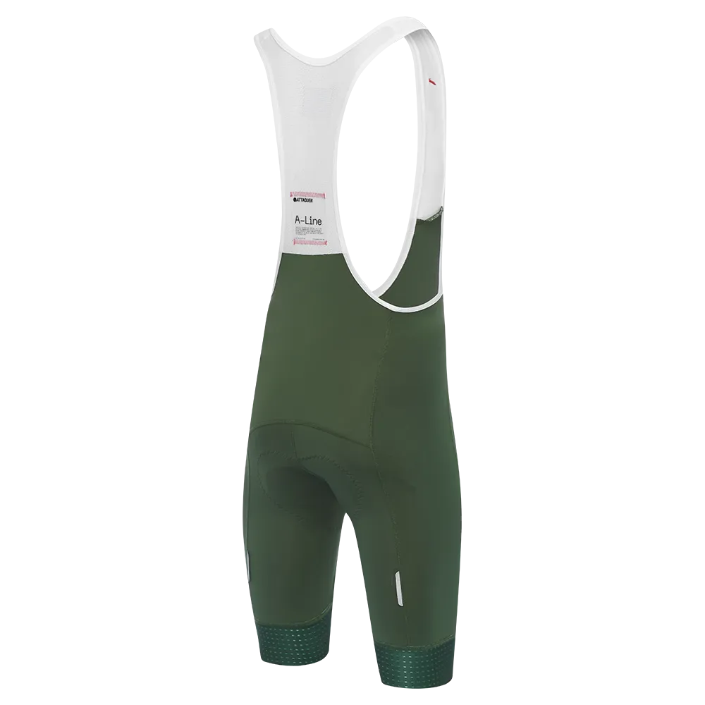 A-Line Bib Shorts Olive