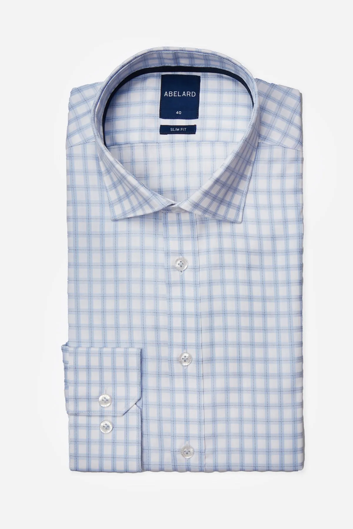 Abelard | Pick-Stitch Check Business Shirt Slim