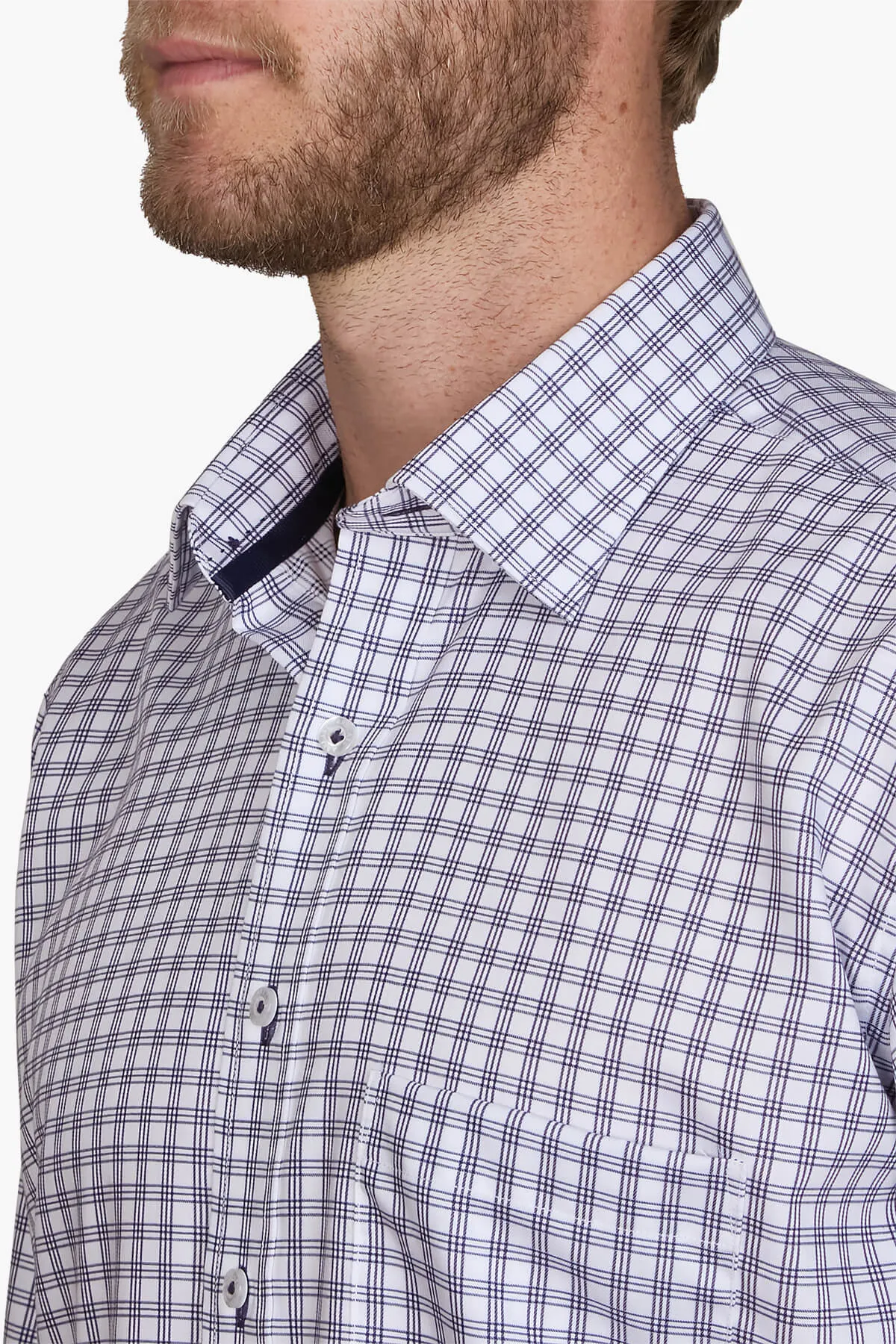 Abelard | Tre-Linea Check Classic Fit Business Shirt