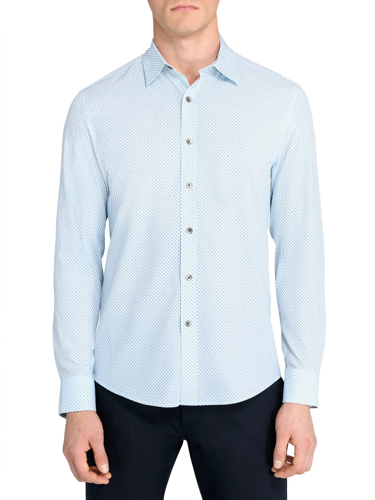Abstract Cube Long Sleeve Shirt