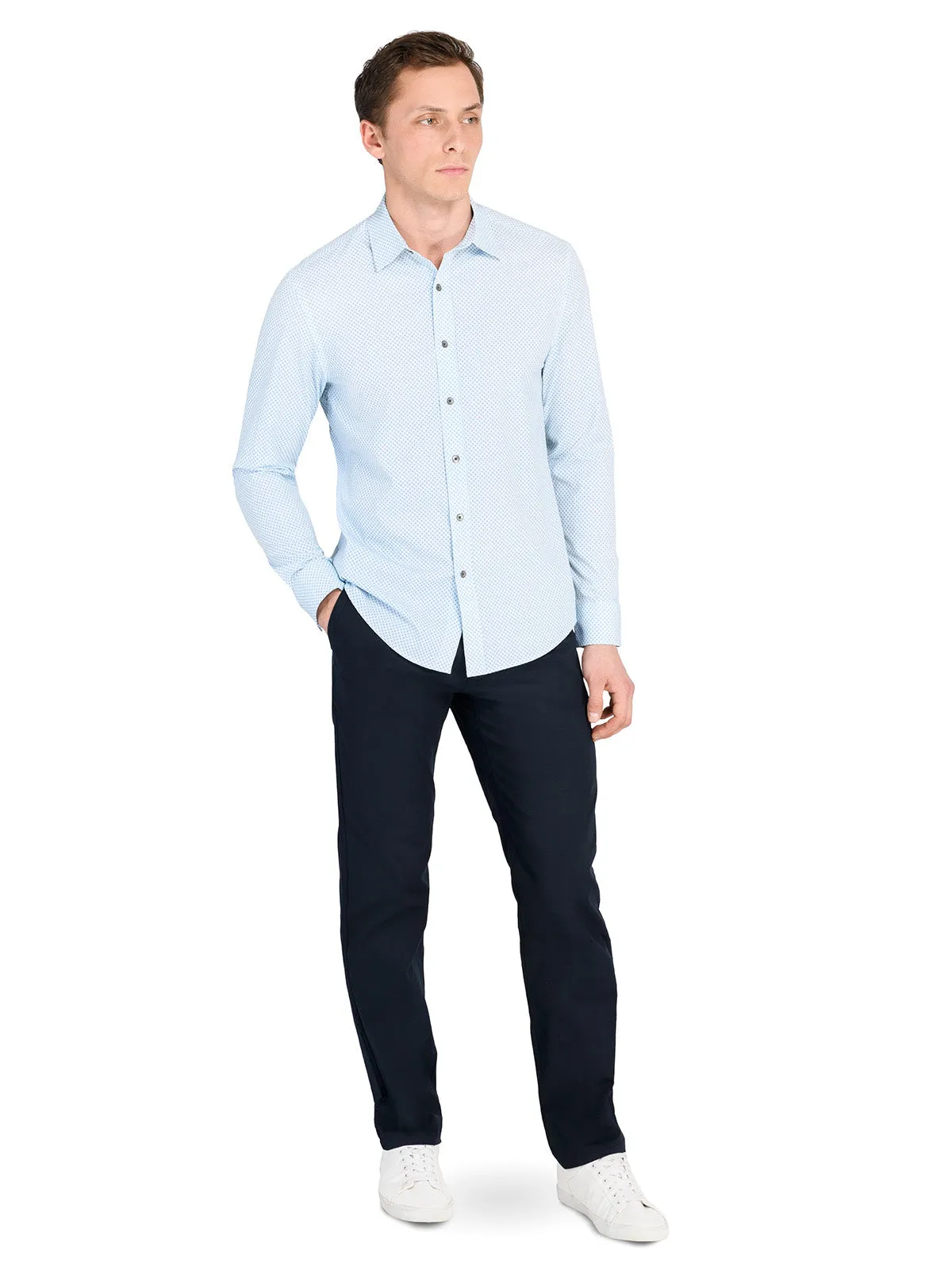 Abstract Cube Long Sleeve Shirt