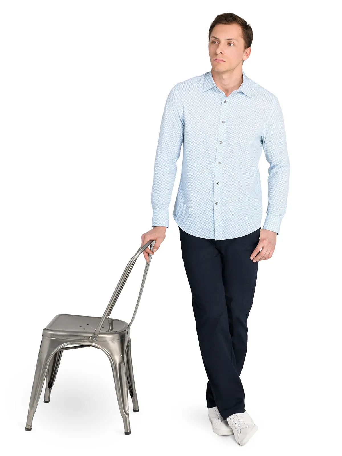 Abstract Cube Long Sleeve Shirt