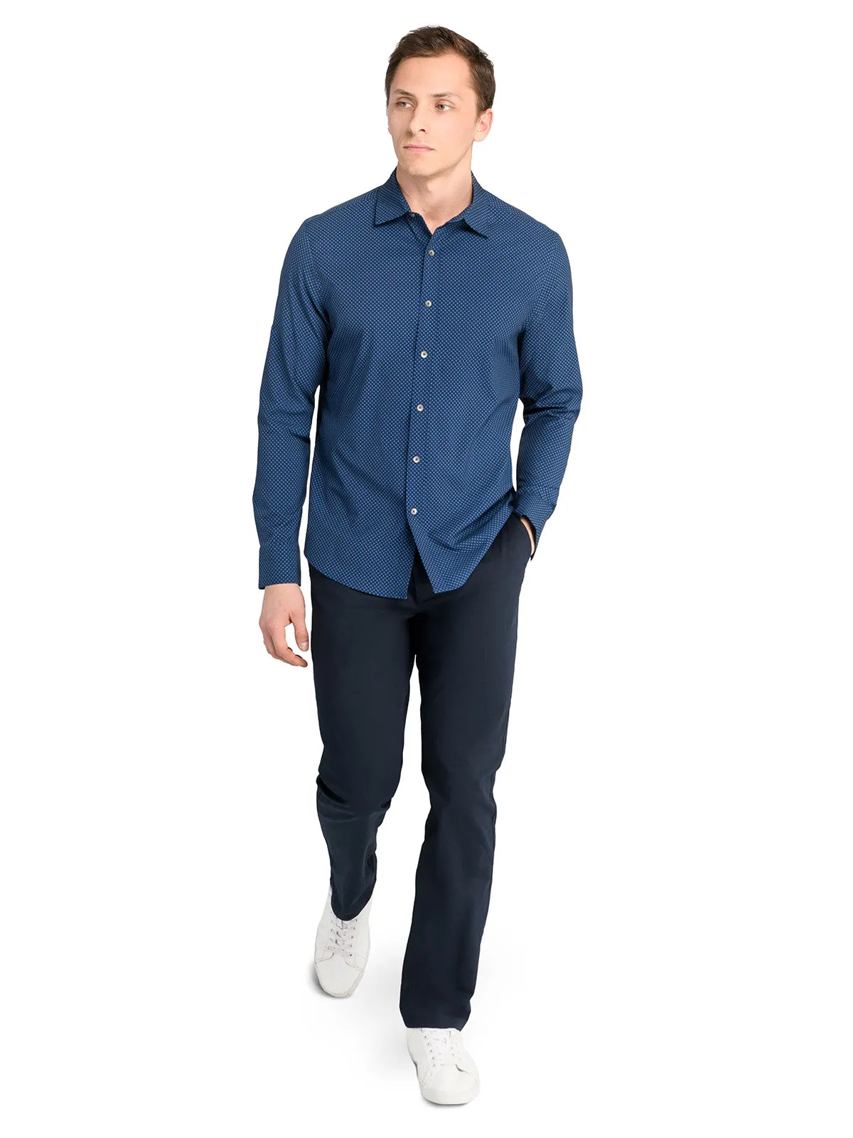 Abstract Cube Long Sleeve Shirt