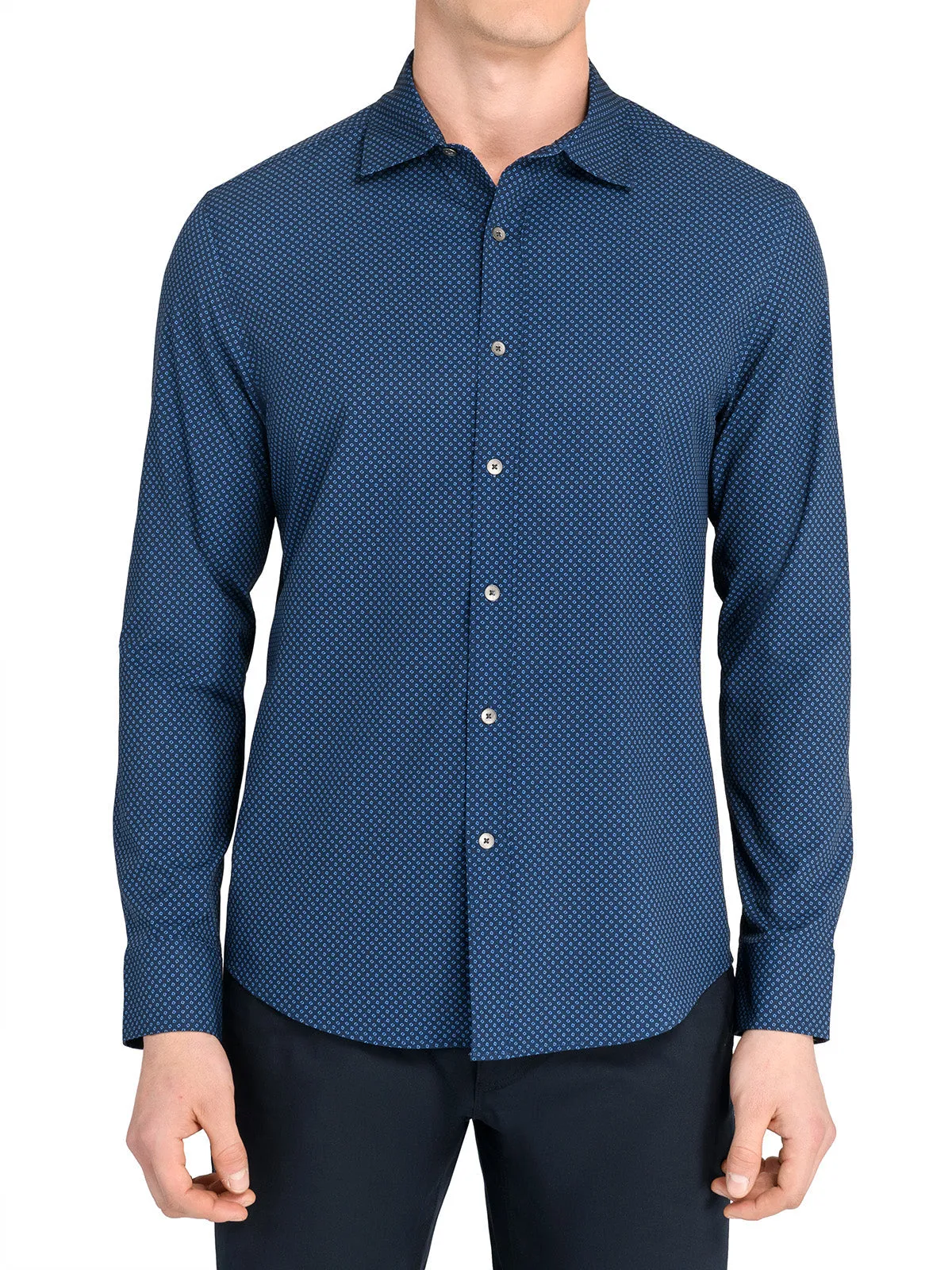 Abstract Cube Long Sleeve Shirt