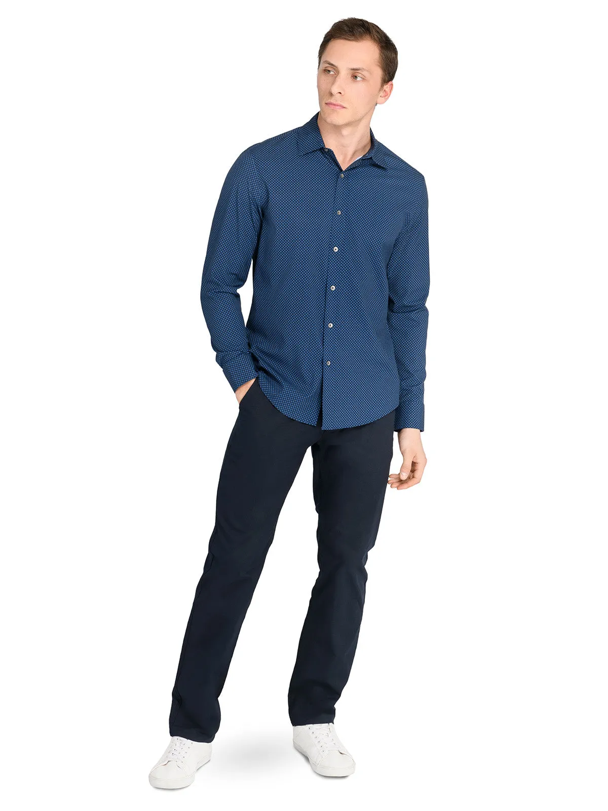 Abstract Cube Long Sleeve Shirt