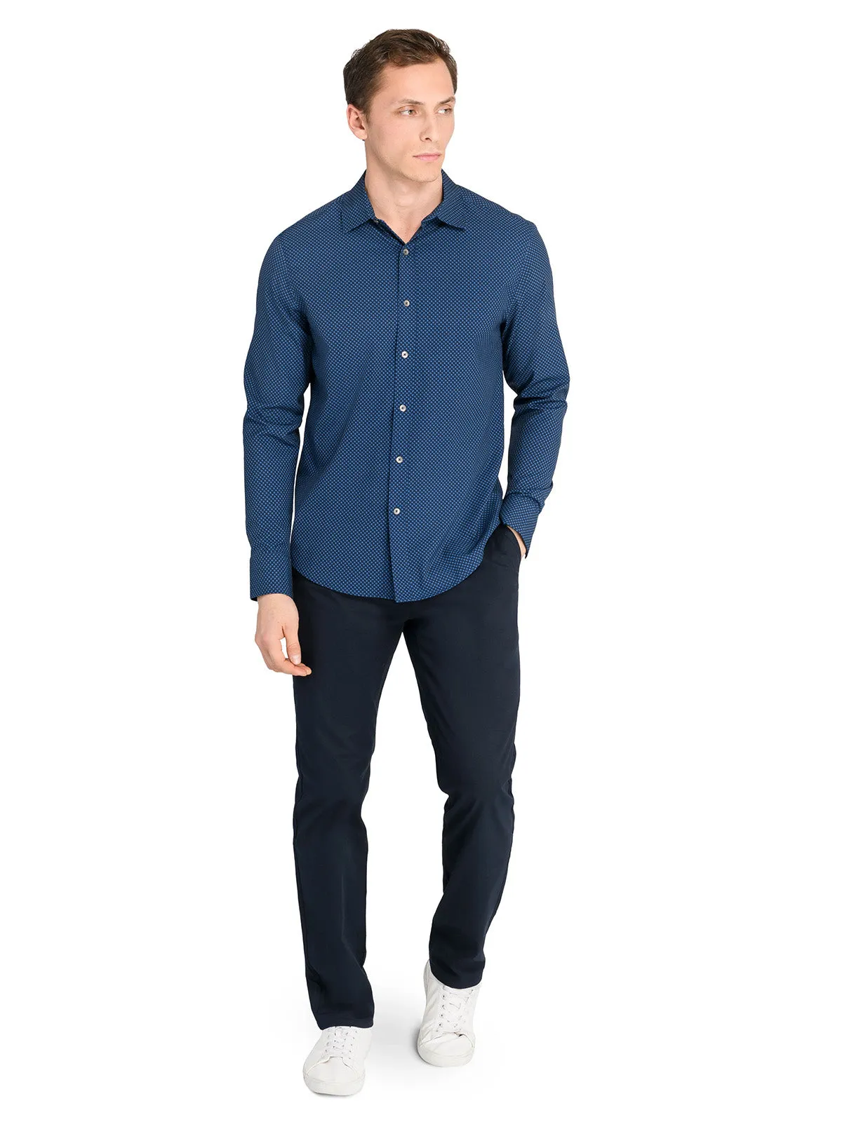 Abstract Cube Long Sleeve Shirt