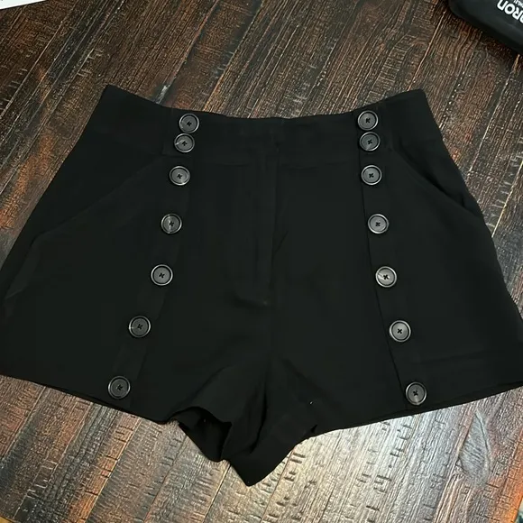 A.L.C. Highwaist Black Shorts Women’s 4