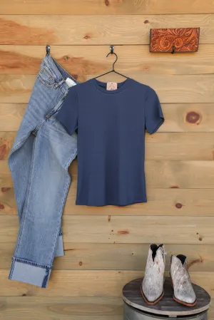 Alice Top Blue Indigo