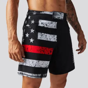 American Defender Short Velcro 3.0 (Thin Red Line)