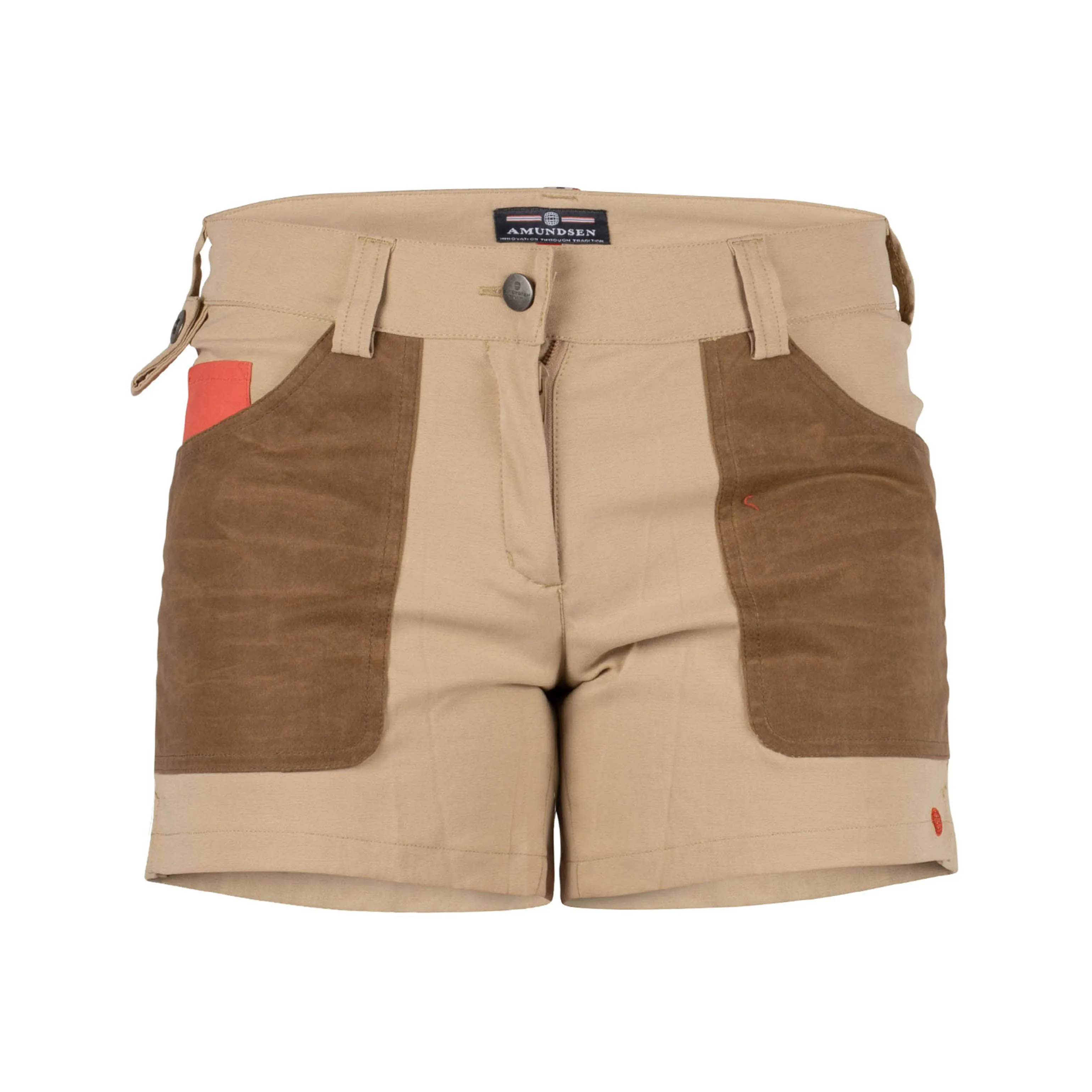 Amundsen Sports 5Incher Field Shorts Womens Desert/Tan