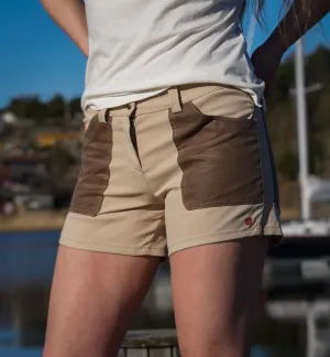 Amundsen Sports 5Incher Field Shorts Womens Desert/Tan