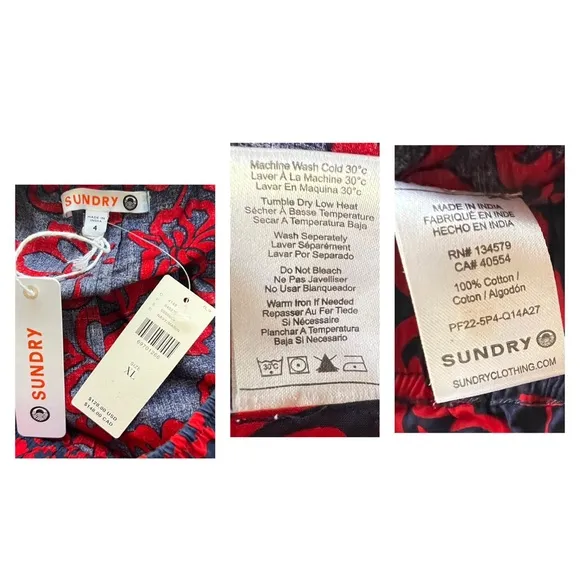 Anthropologie Sundry Aloha Floral Shorts XL