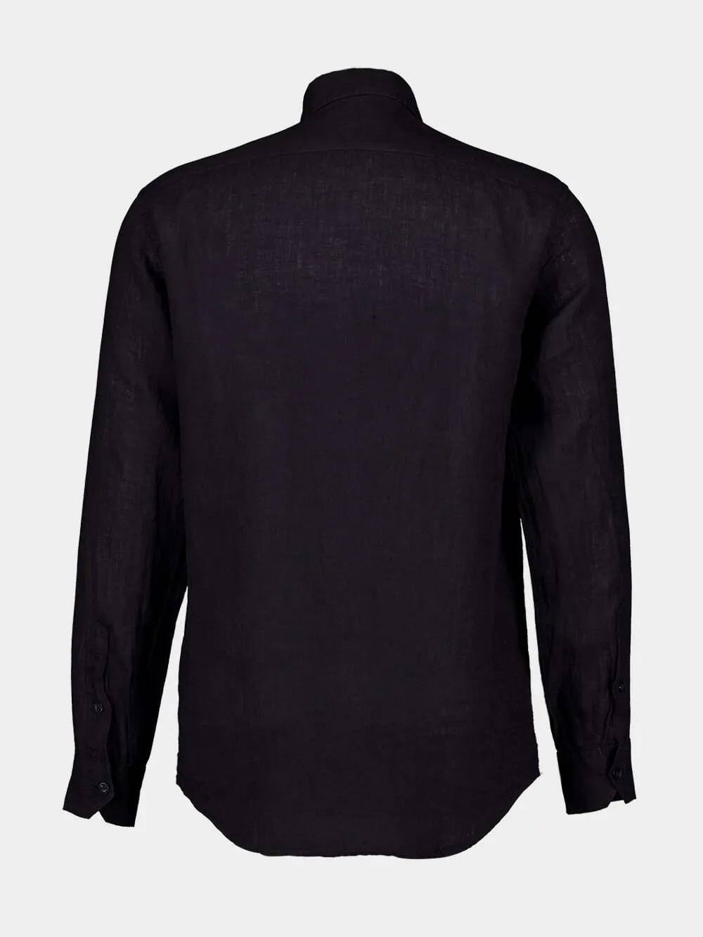 Antonio Black Linen Shirt