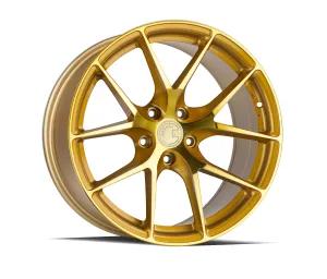 Aodhan LS007 19x8.5 5X114.3  35 Gold Machined Face