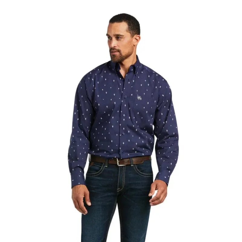 Ariat Shirt Mens Jovanni Classic Stretch Peacoat
