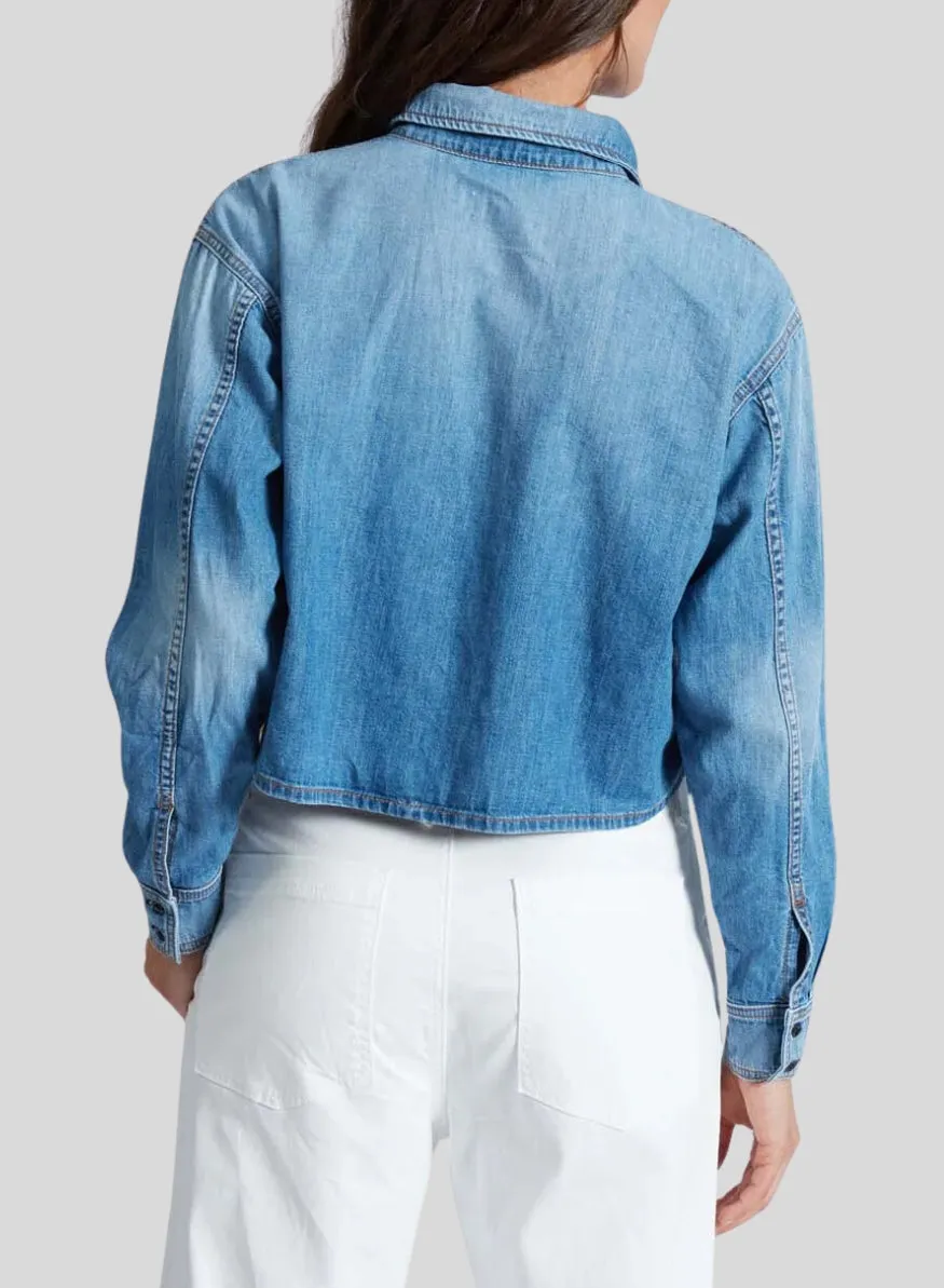 ASKK NY | Cropped Denim Shirt