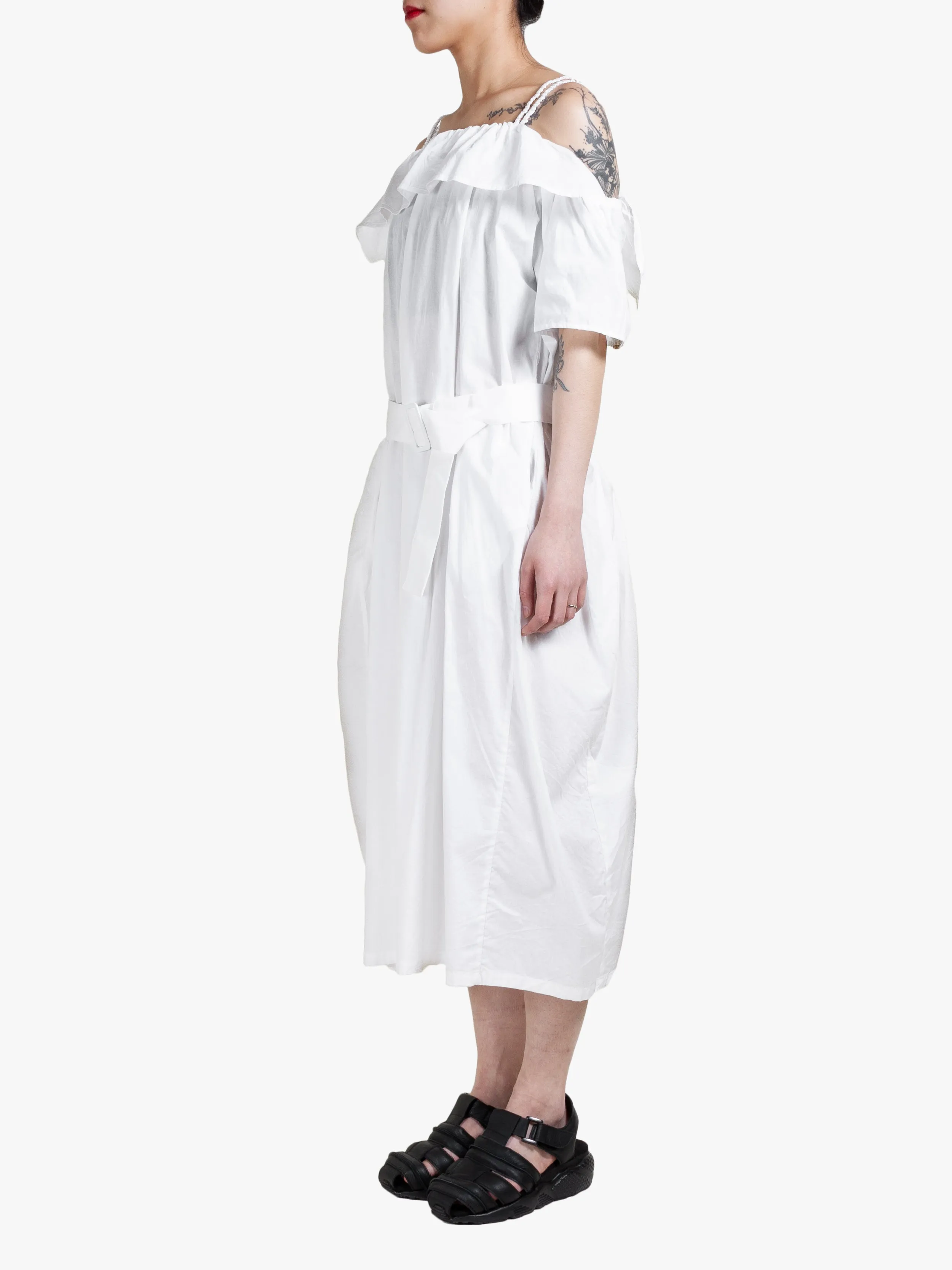 Asymmetric Shoulder Strap Dress