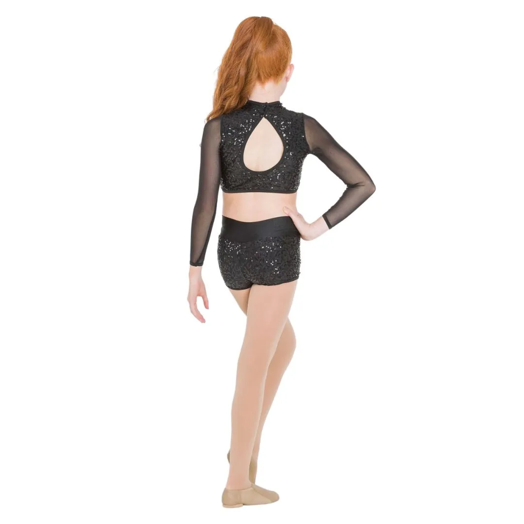 Attitude Sequin Short