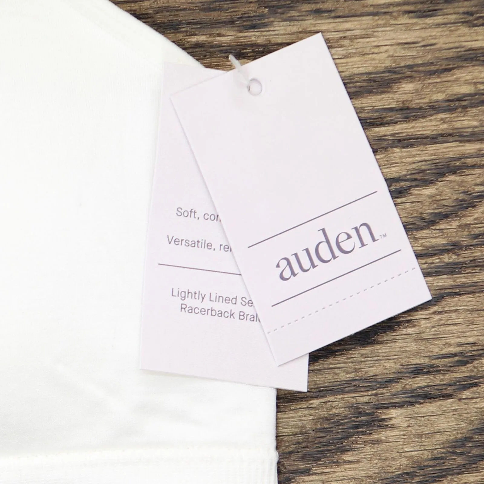Auden Women's Longline Racerback Seamless Bralette 1642b0e6c48f4b White S