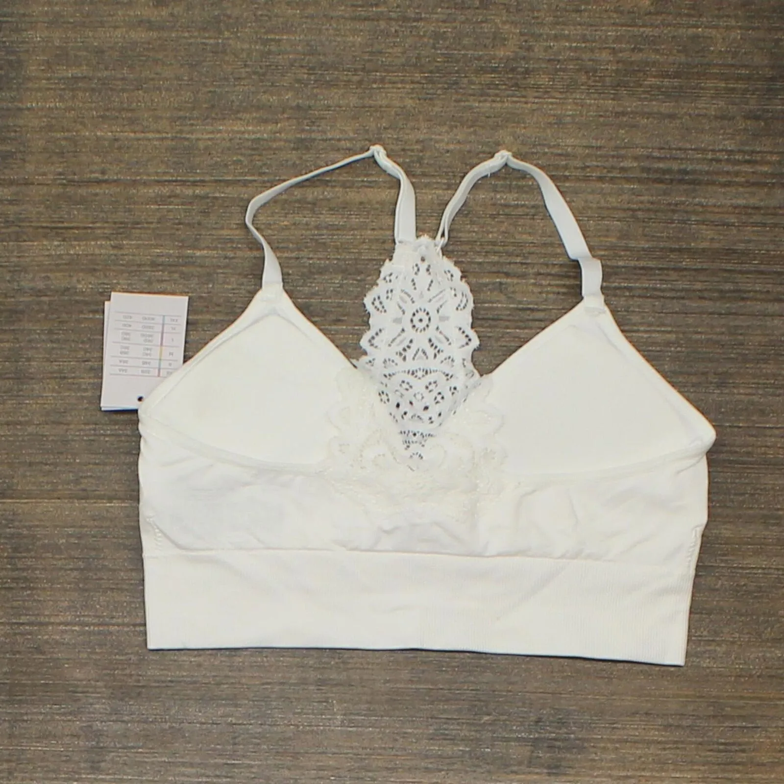Auden Women's Longline Racerback Seamless Bralette 1642b0e6c48f4b White S