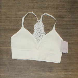 Auden Women's Longline Racerback Seamless Bralette 1642b0e6c48f4b White S