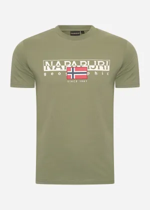 Aylmer t-shirt - green lichen