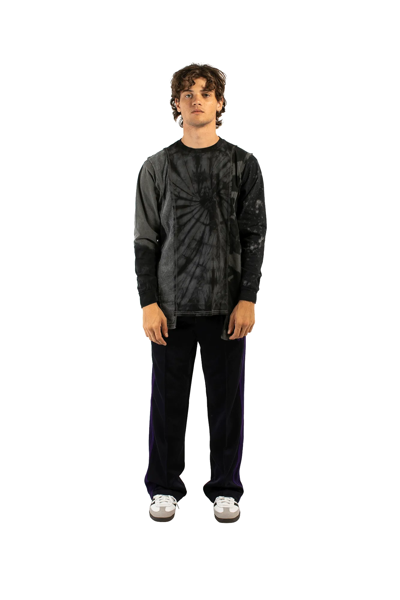 B&W Mishmash 5 Cuts Longsleeve Tee