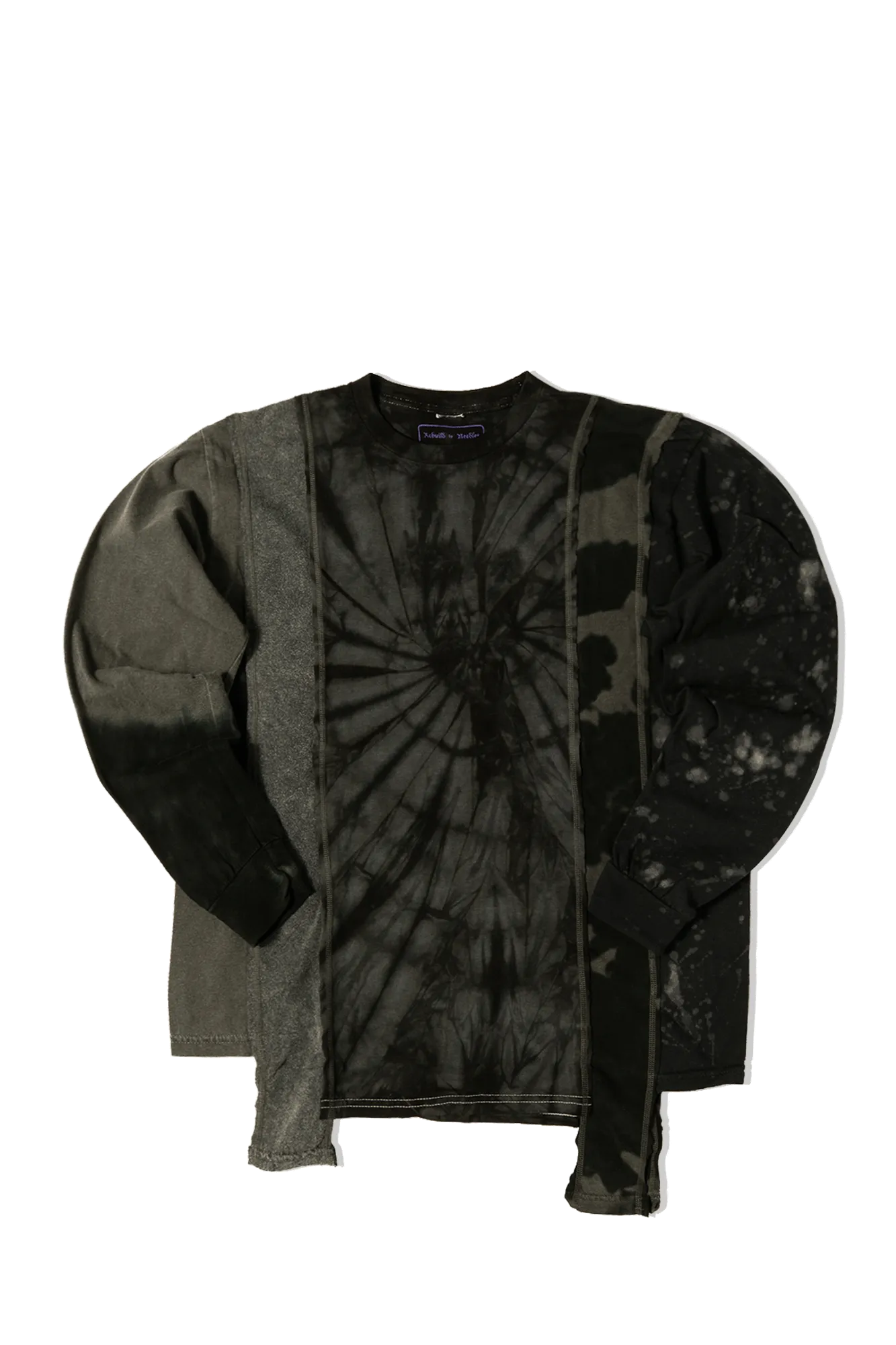 B&W Mishmash 5 Cuts Longsleeve Tee