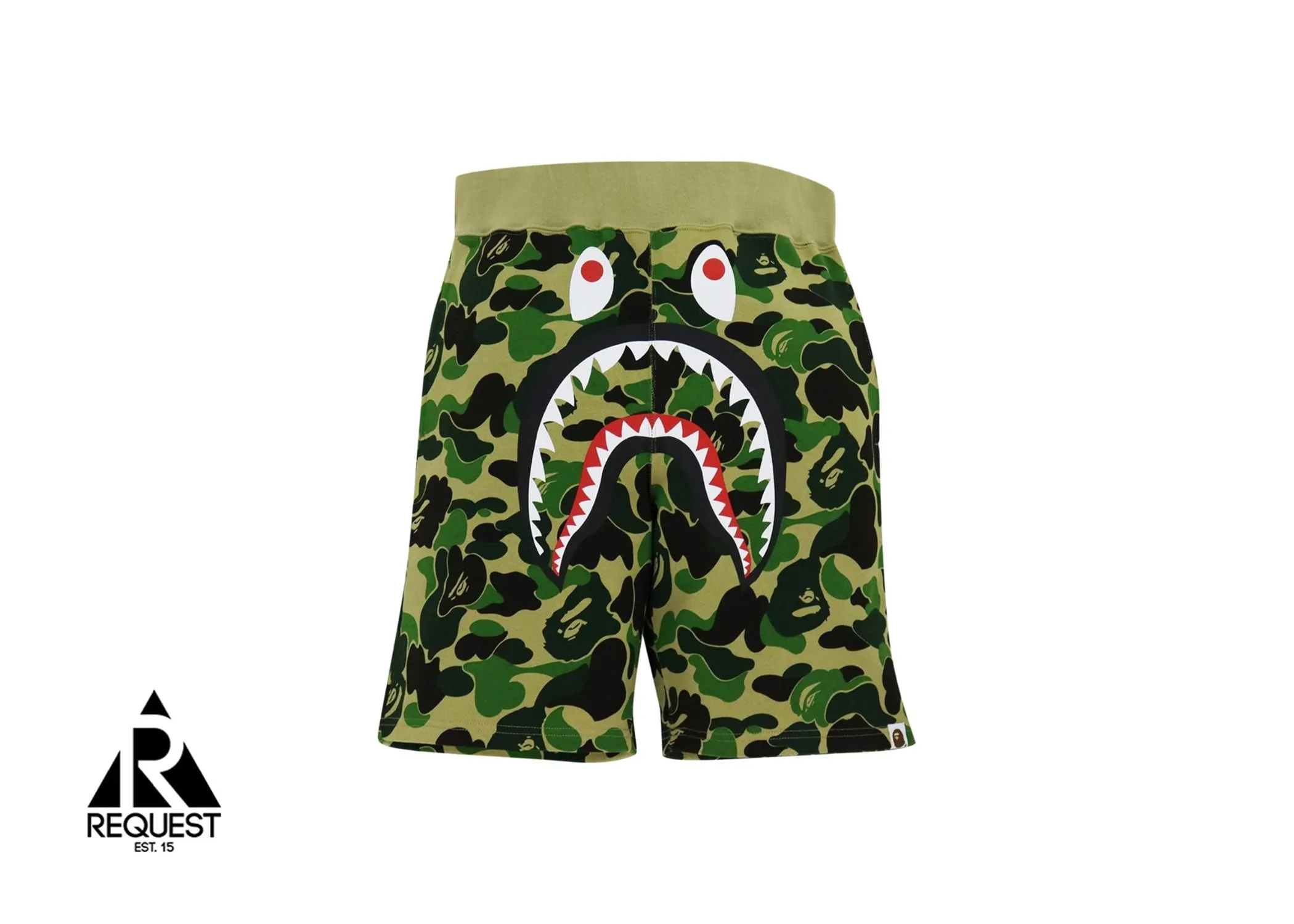 BAPE Big ABC Camo Shark Sweat Shorts “Camo”