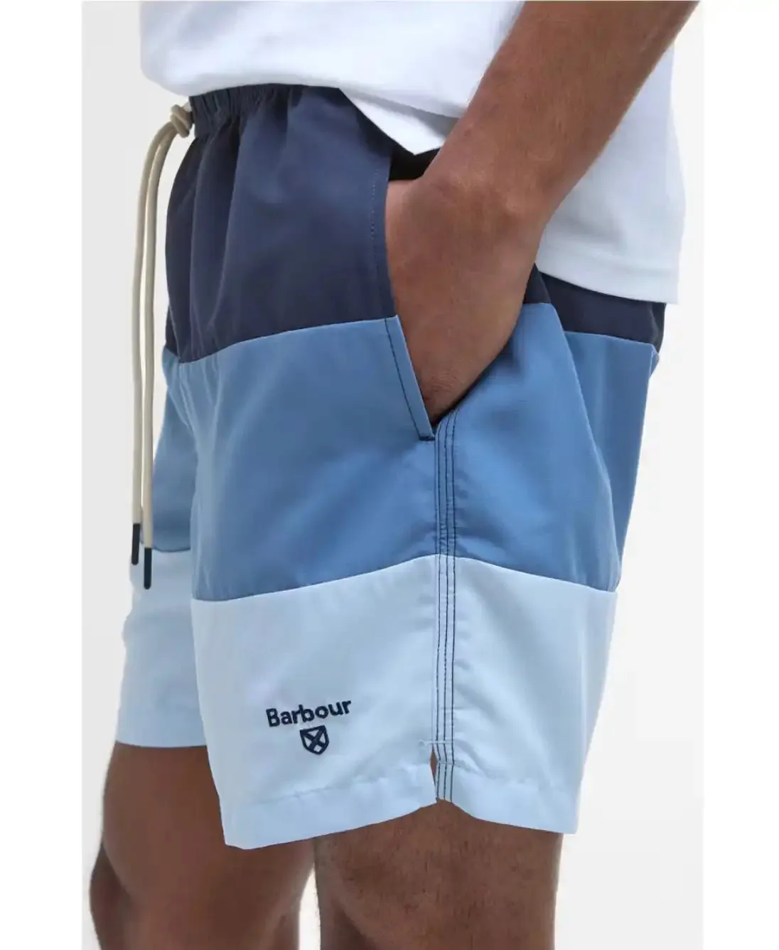 Barbour Mens Dale Swim Shorts Navy