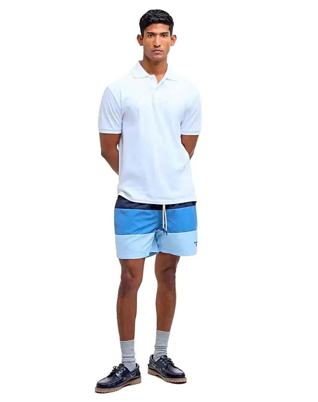 Barbour Mens Dale Swim Shorts Navy