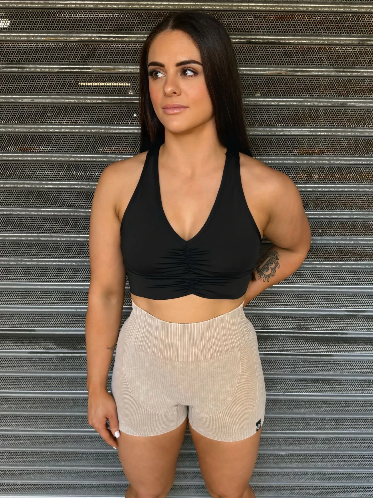 BC RARE TRAINING SHORTS in Beige