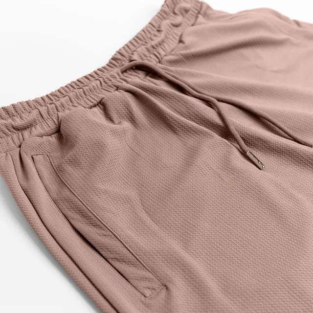Bee Inspired Leno Shorts Taupe Beige