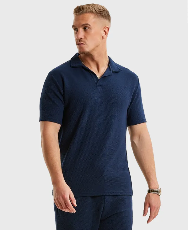 Bee Inspired Silva Polo Shirt Navy Blue