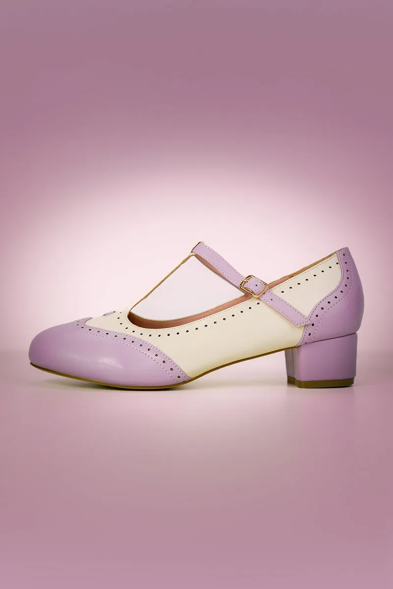 Betty Brogues in Lilac