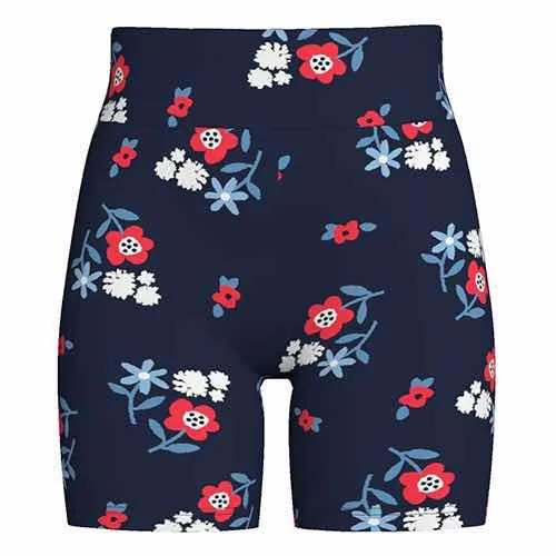 Biker Shorts - Navy Ditsy Floral