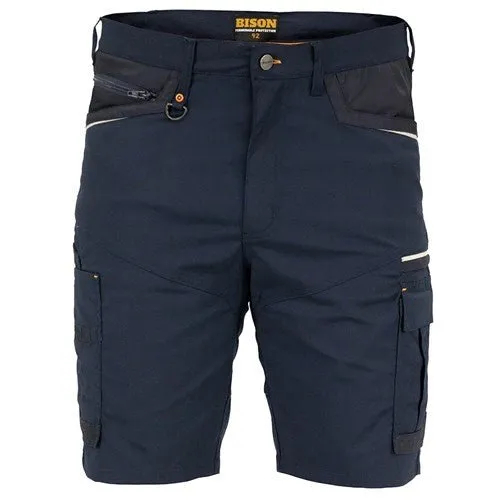 Bison Tough Stretch Light Weight Cargo Shorts