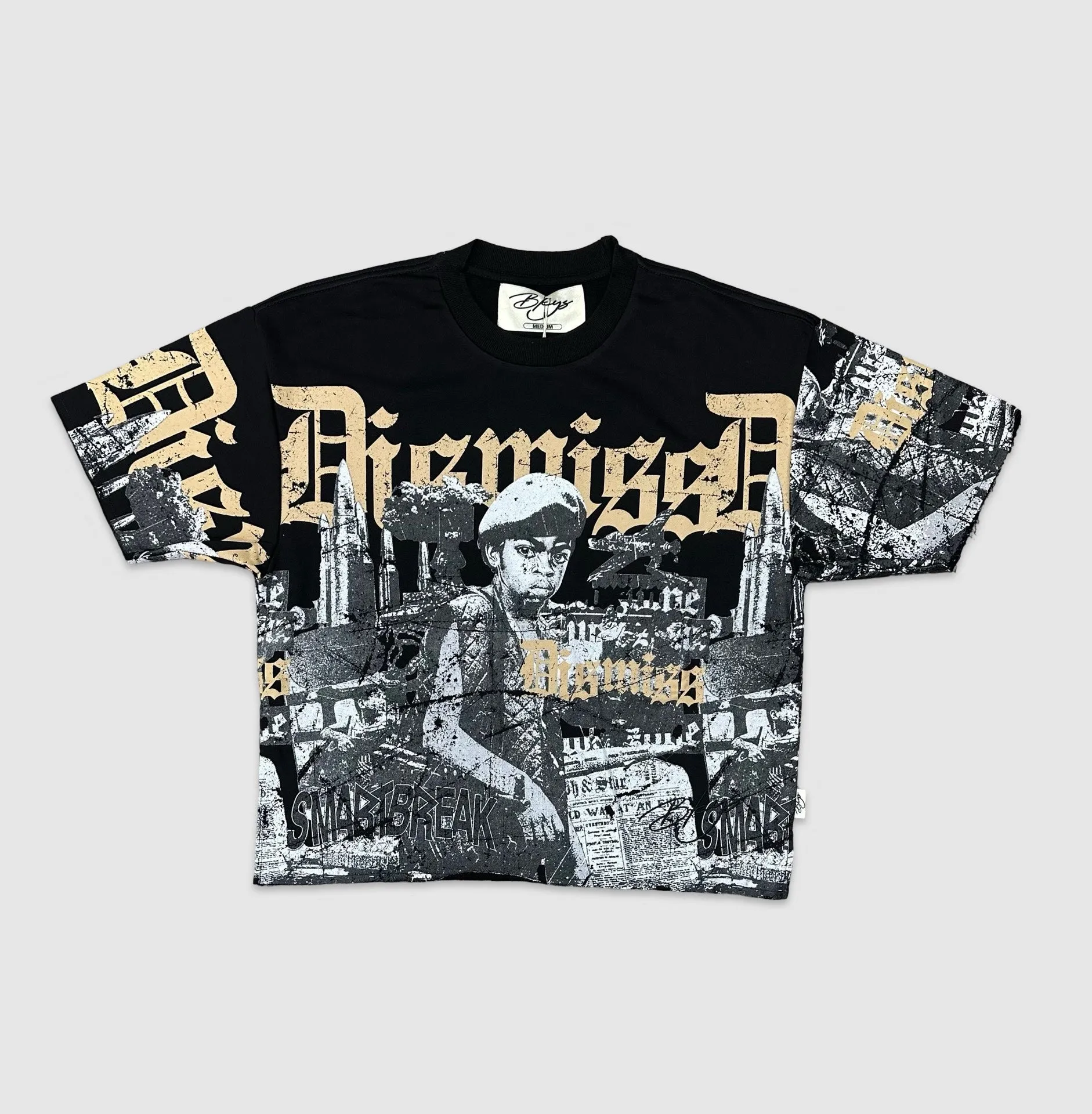 BKYS-T1206-Dismiss 3/4 Sleeve Tee