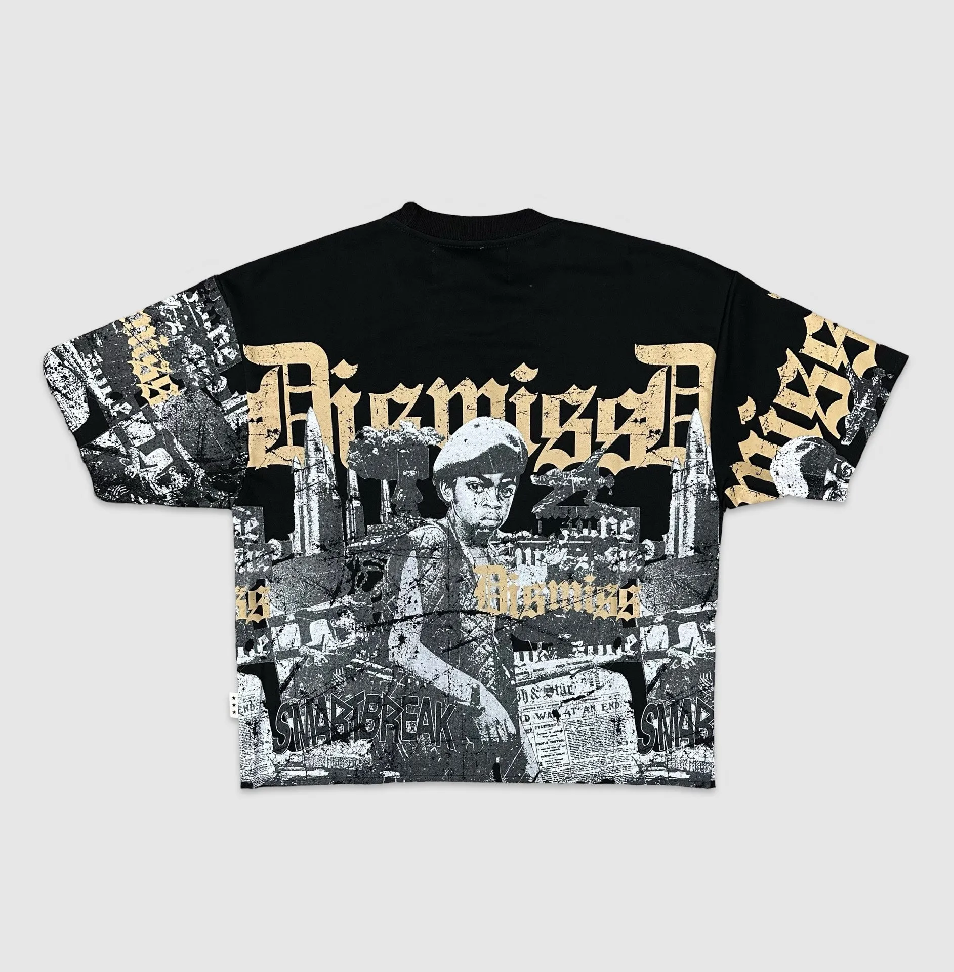 BKYS-T1206-Dismiss 3/4 Sleeve Tee