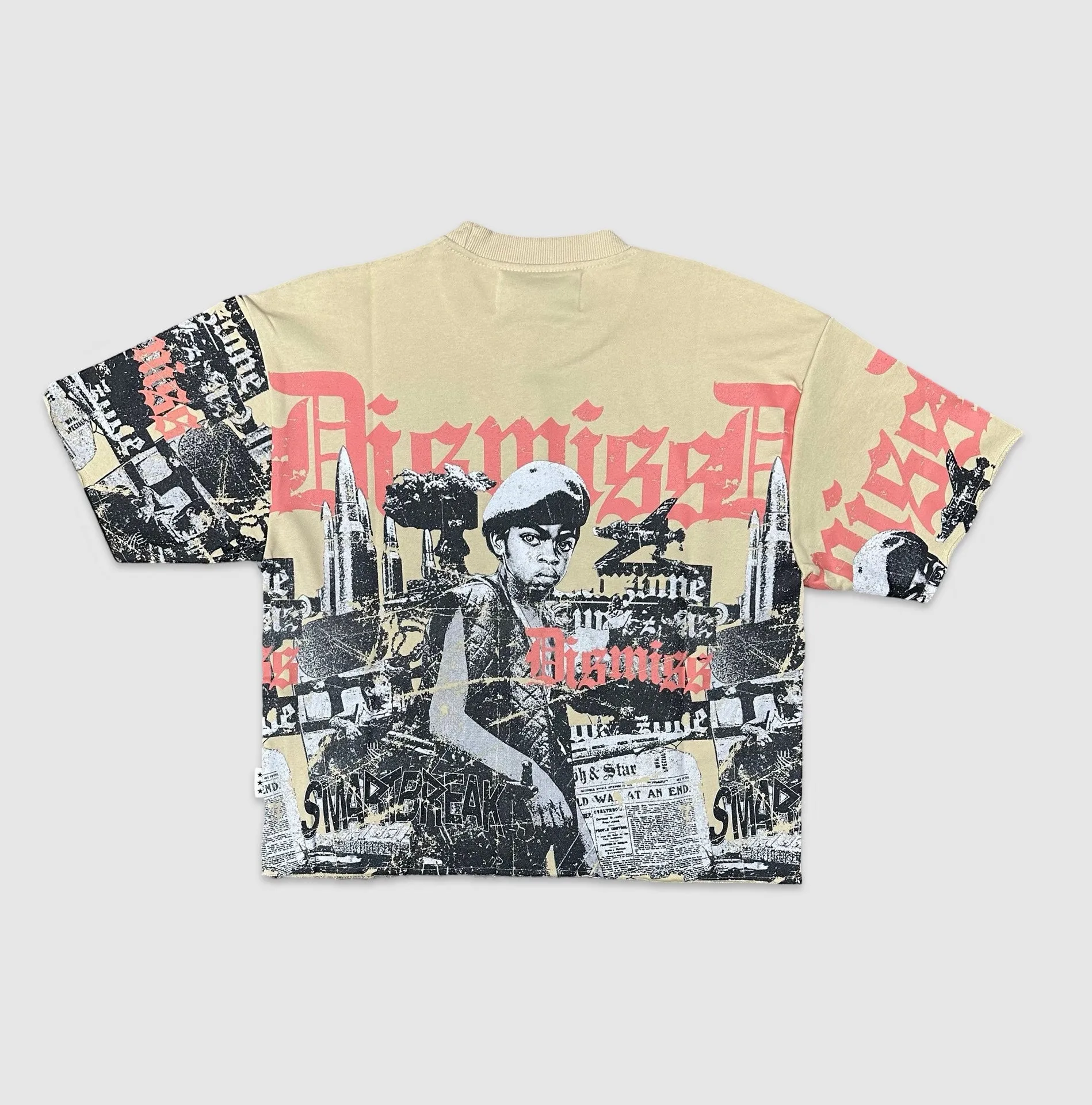 BKYS-T1206-Dismiss 3/4 Sleeve Tee