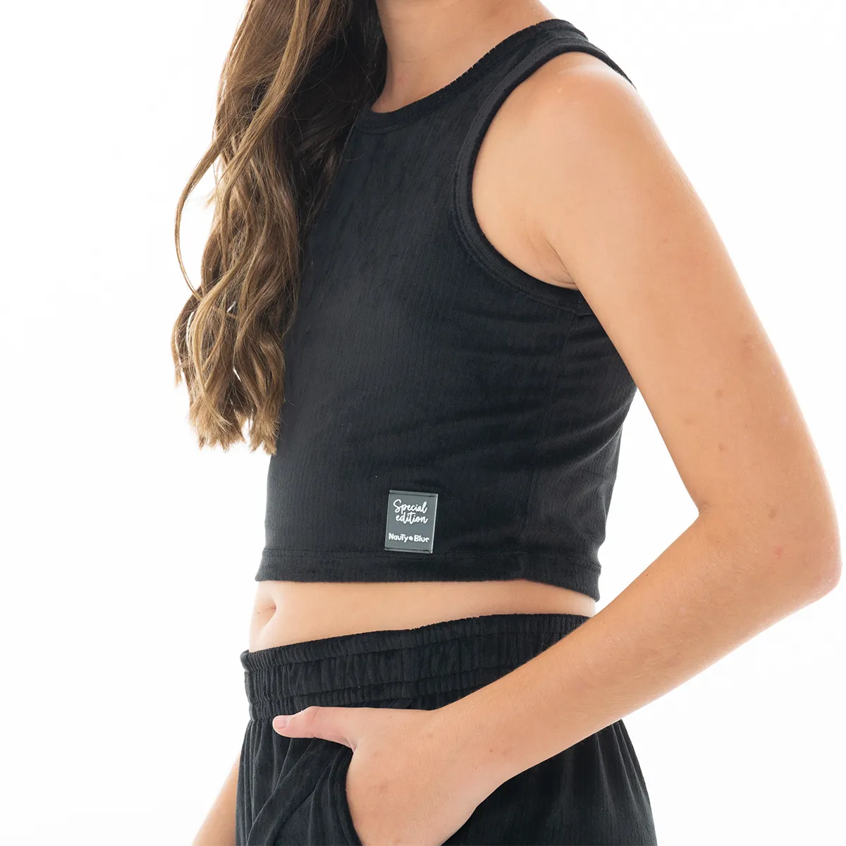 BLACK VELVET COMFY SET FOR GIRLS